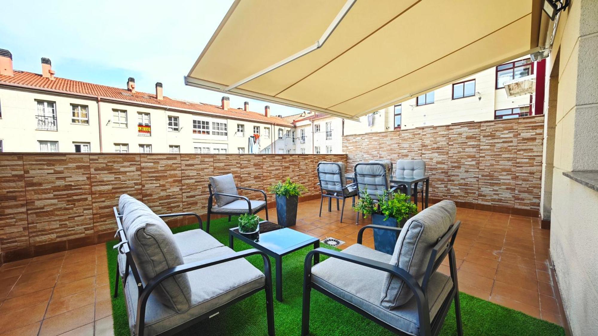 Piso Centrico Santiago De Compostela Con Amplia Terraza Apartment Exterior foto