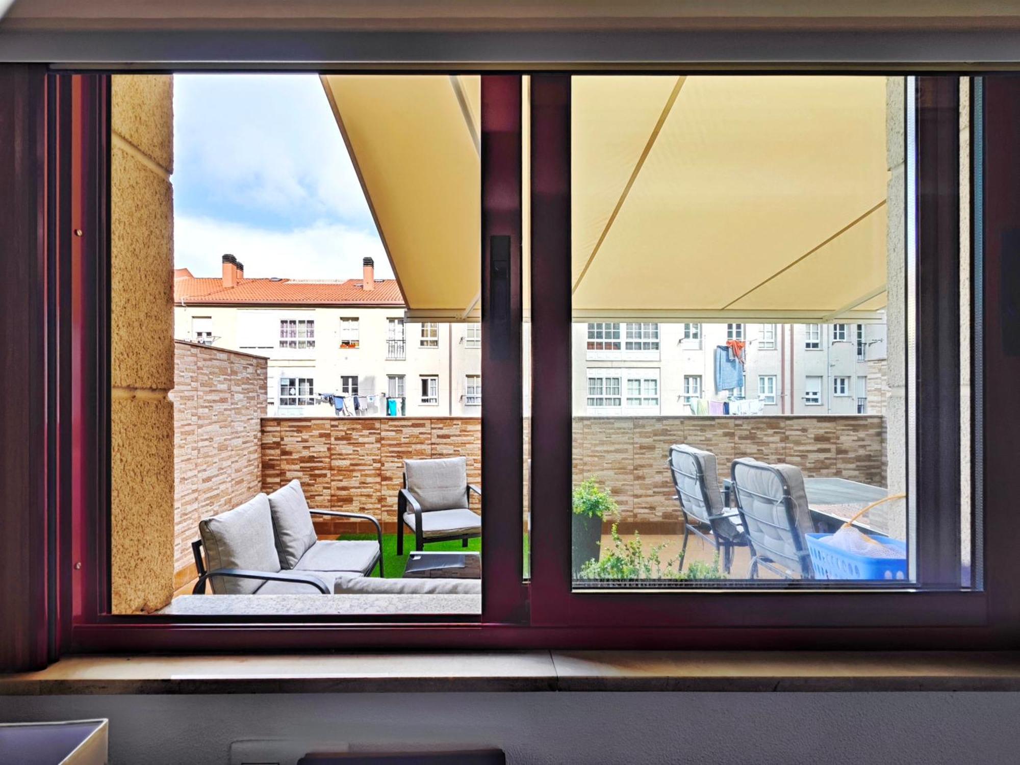 Piso Centrico Santiago De Compostela Con Amplia Terraza Apartment Exterior foto